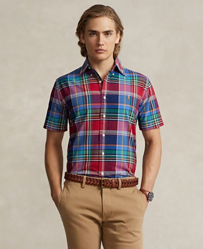 Lucky Brand Men's Indigo Santa Fe Western Long Sleeve Shirt - Macy's