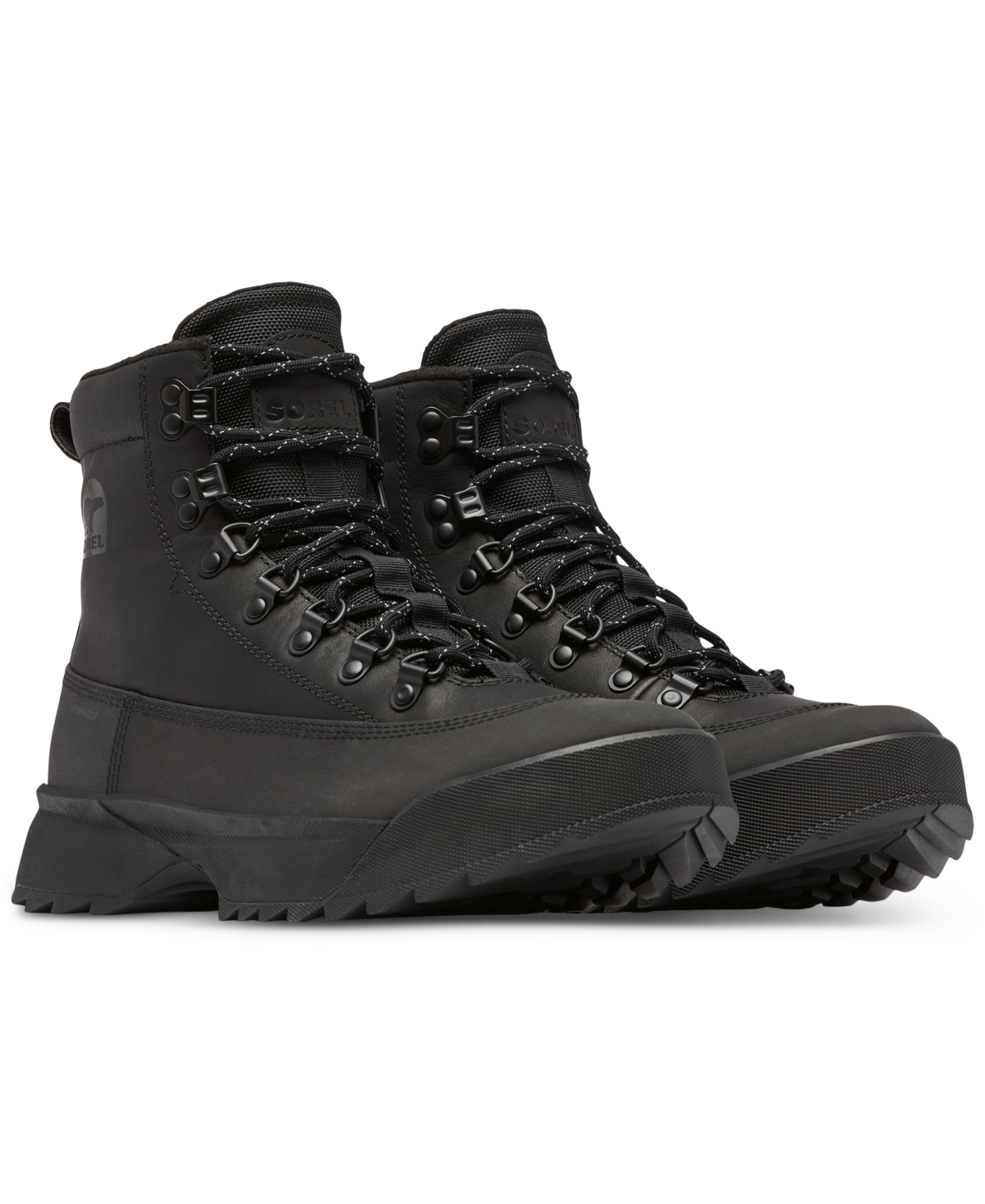 Shop Sorel Men's Scout Pro Waterproof Boots In Black,black