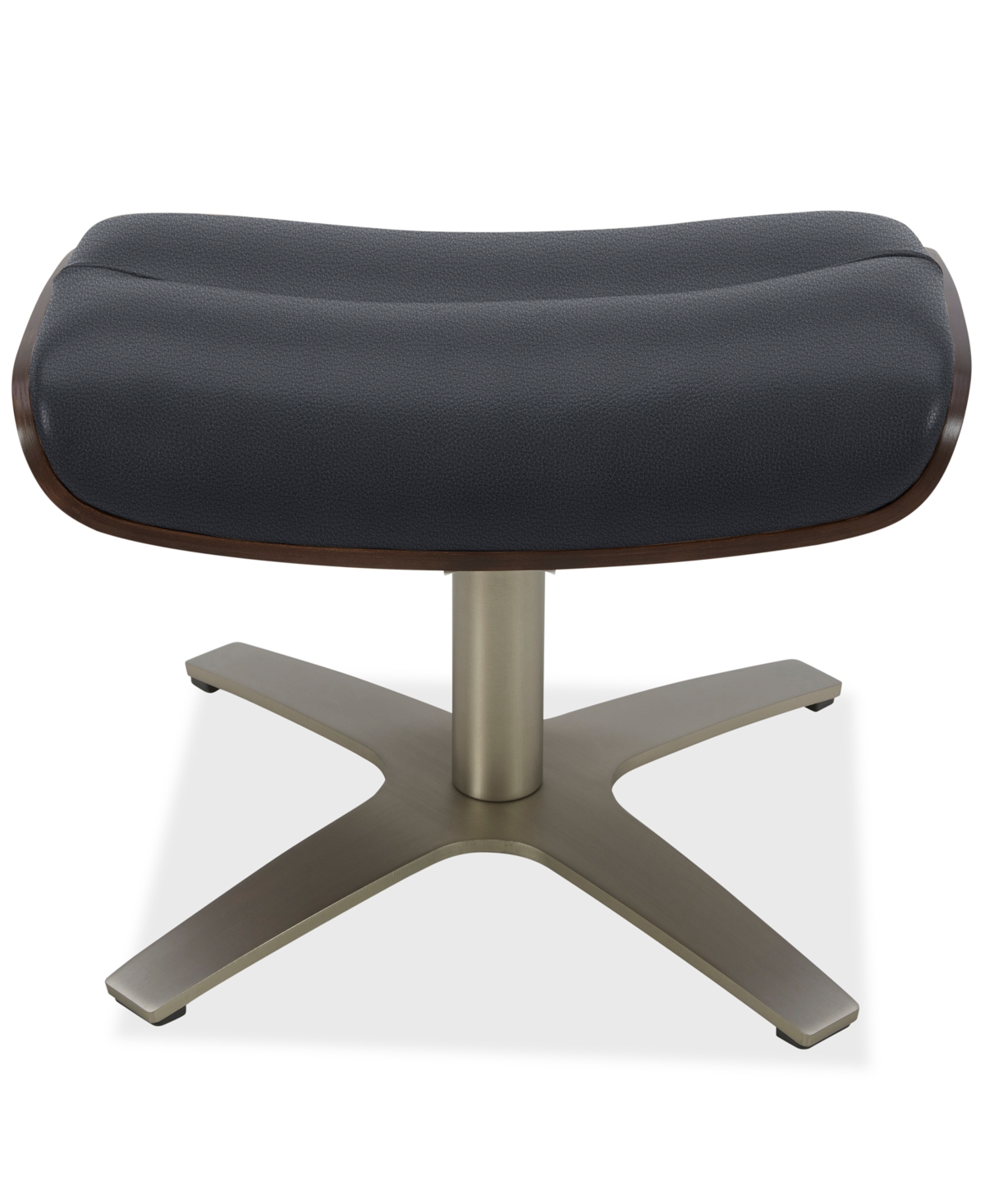 Janer 22" Leather Ottoman, Created for Macy's