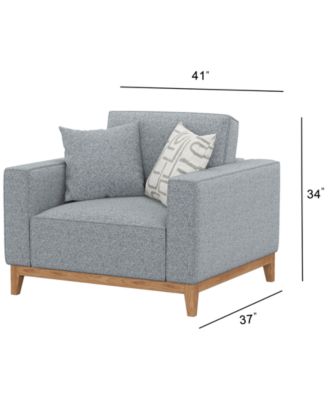 Rosecrans 41" Fabric Chair, Created for Macy's