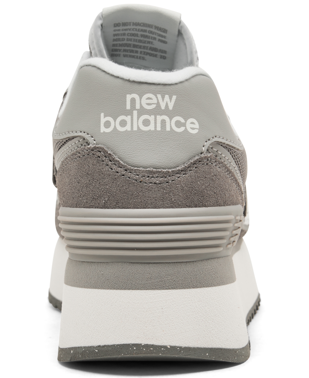 New Balance Women's 574+ Casual Sneakers From Finish Line - Raincloud, White