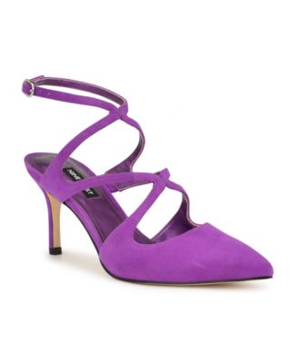 Nine West Women's Maes Strappy Pointy Toe Stiletto Dress Pumps - Macy's
