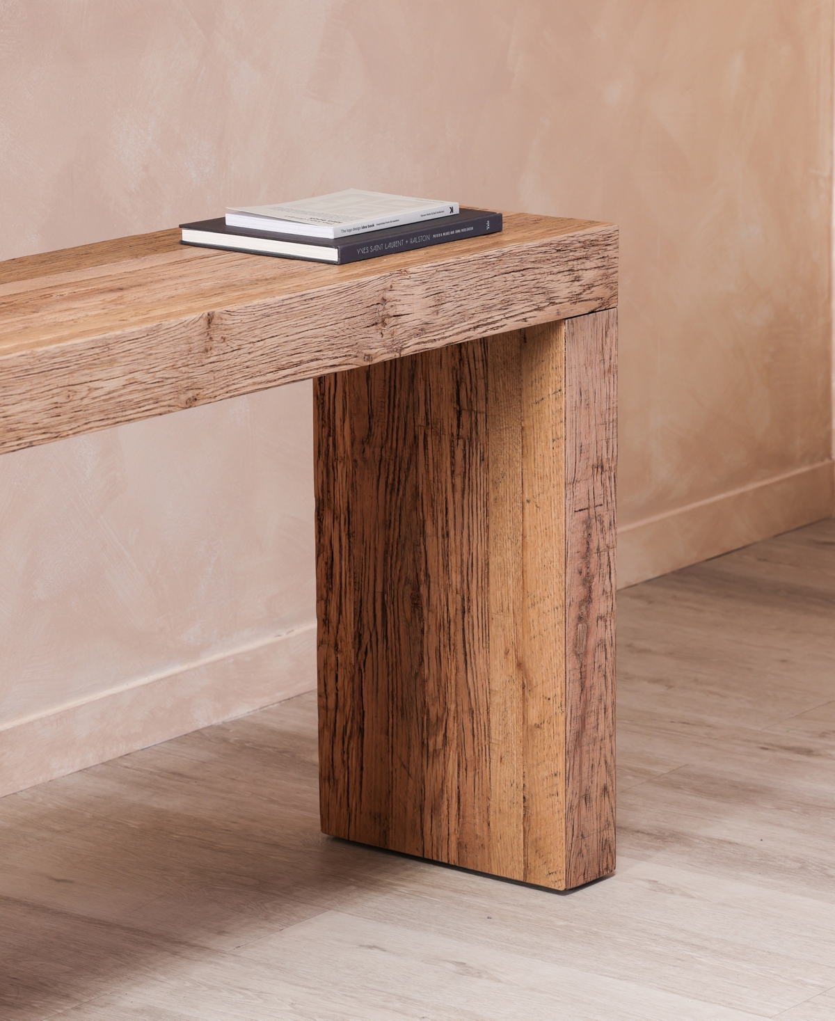 Moe's Home Collection Evander 55" Oak Rectangle Console Table