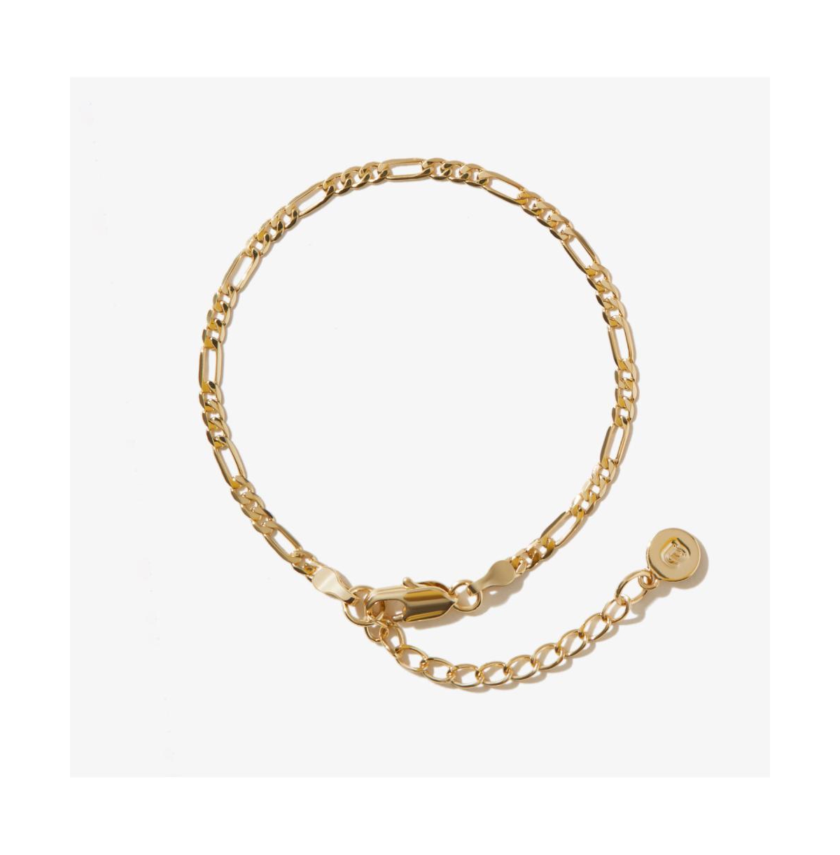 Figaro Chain Bracelet - Elijah Regular - Gold