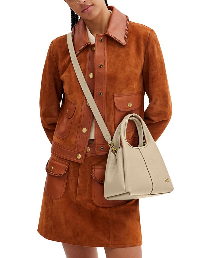 COACH Lana 23 Polished Pebble Leather Medium Shoulder Bag Macy's