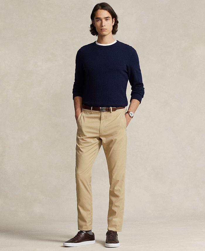 Polo Ralph Lauren Men's Tailored Fit Performance Chino Pants - Macy's