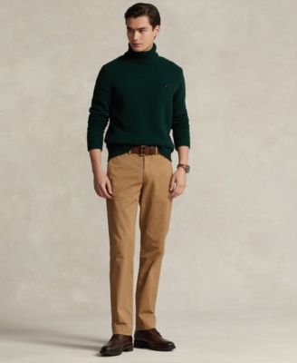 Men's Straight-Fit Washed Stretch Chino Pants