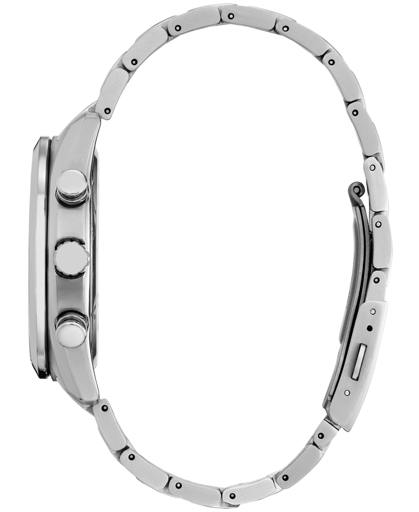 Мужские часы Citizen Tsuki-yomi A-T Chronograph Sport Luxury Eco-Drive Silver-Tone Titanium Bracelet Watch 43mm — фото 2