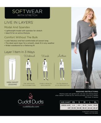 Plus Size Softwear with Stretch High-Waist Leggings