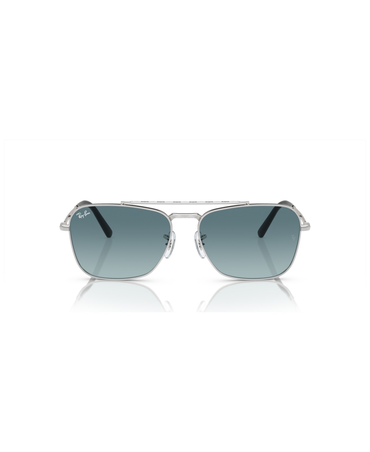 Ray Ban Unisex New Caravan Sunglasses, Gradient Rb3636 In Silver