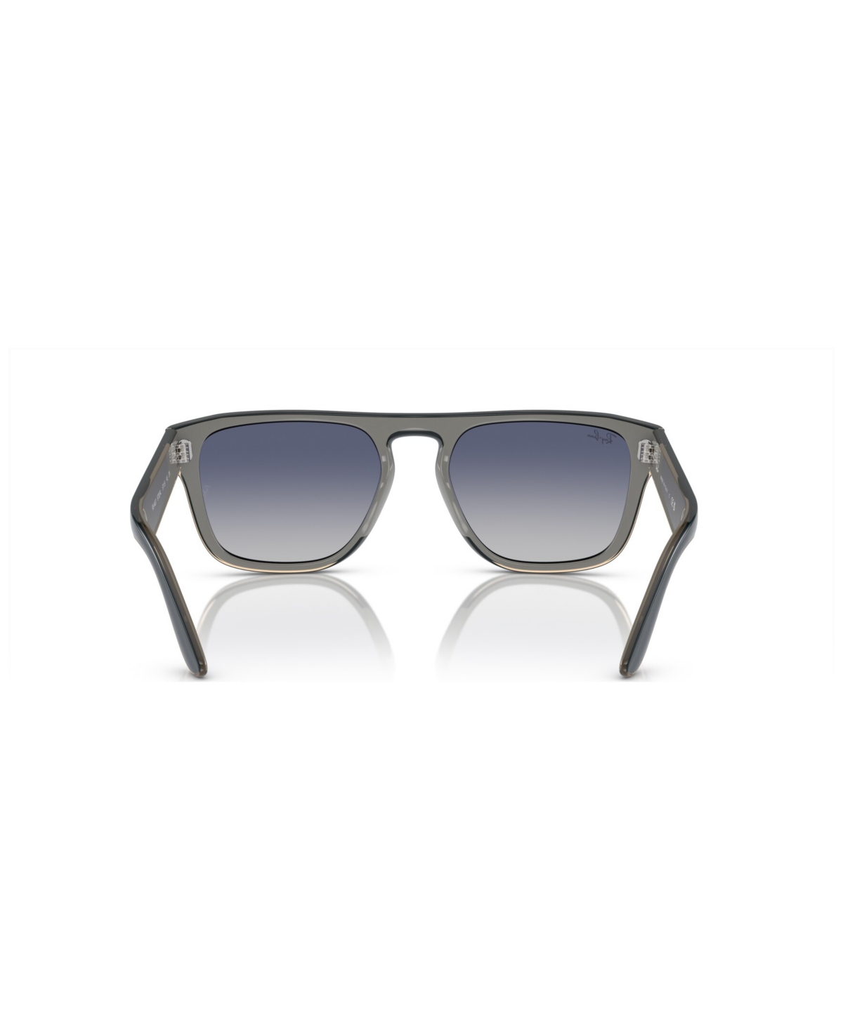 Ray Ban Unisex Polarized Sunglasses, Rb4407 In Blue  Gray  Transparent Light Brown