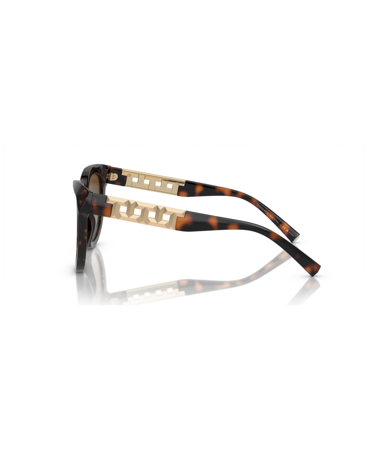 Tiffany & Co Women's Polarized Sunglasses, Gradient Tf4215 In Havana