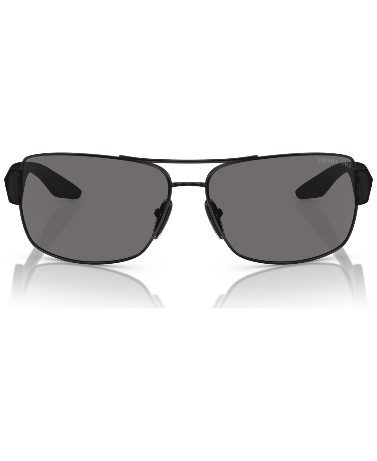 Prada Men's Polarized Sunglasses, Ps 50zs In Black
