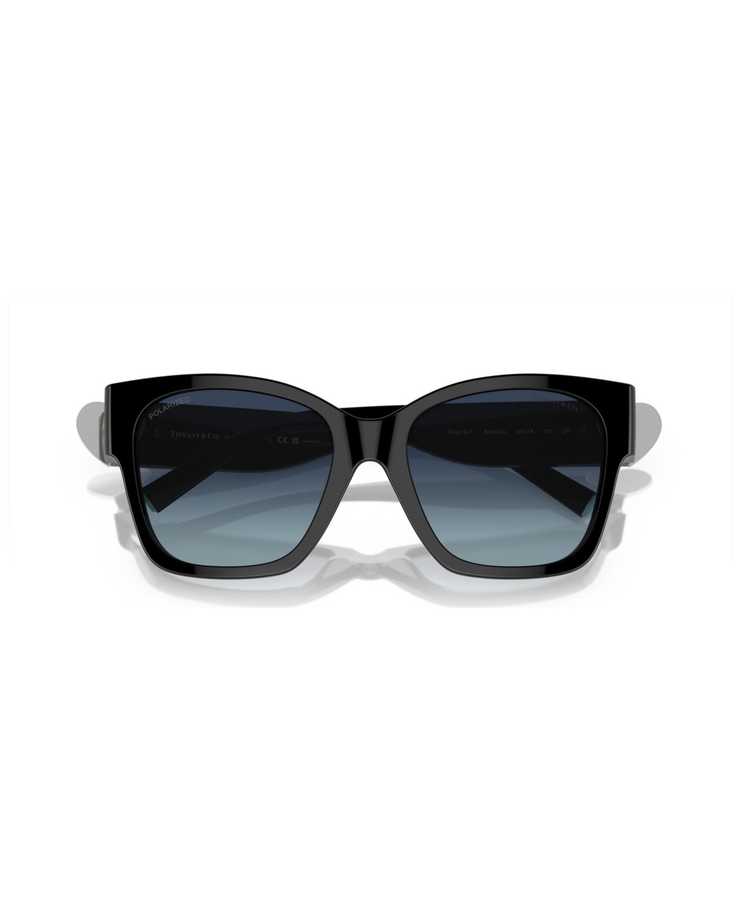 Women's Polarized Low Bridge Fit Sunglasses, Gradient TF4216F