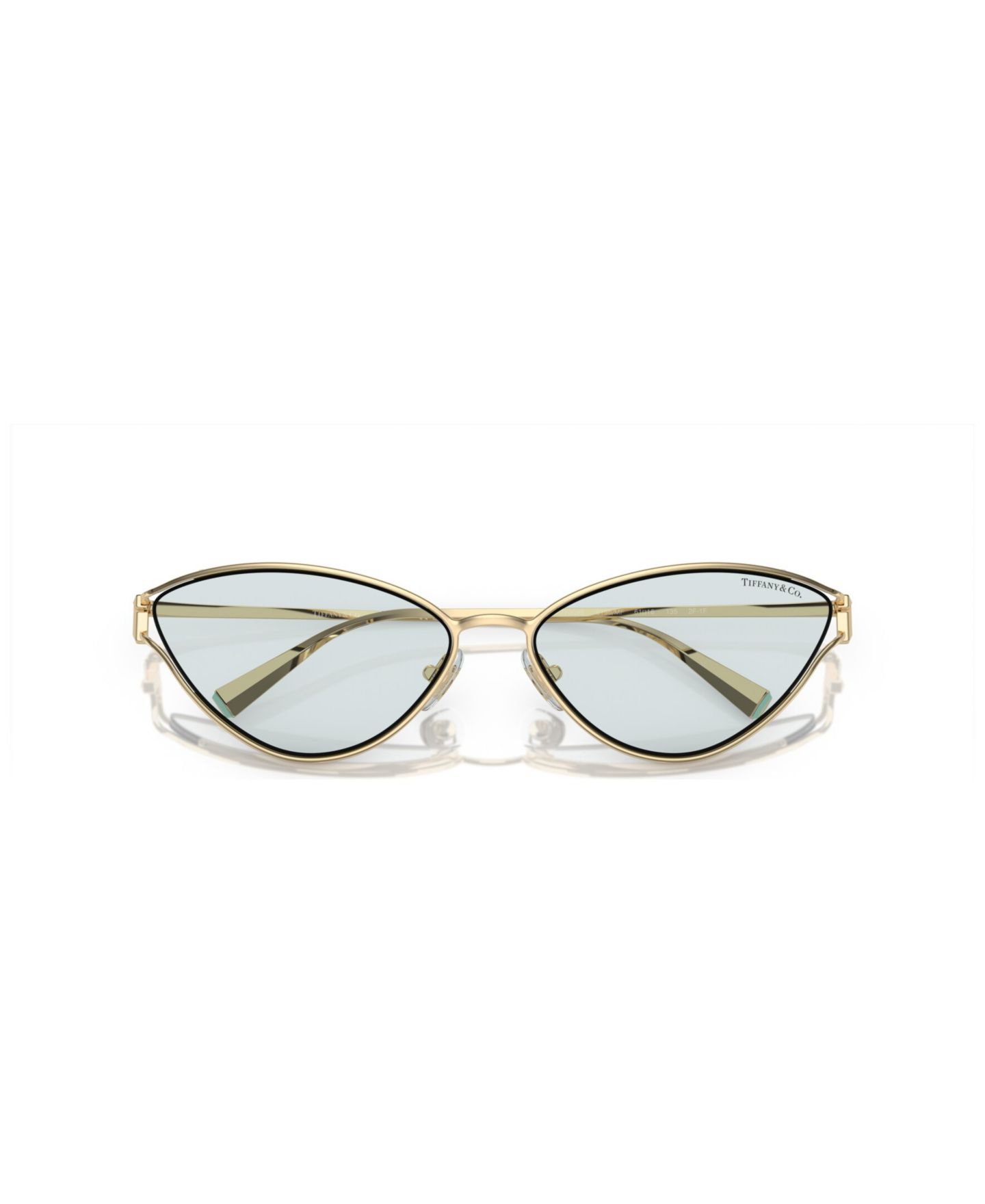 Женские солнцезащитные очки Tiffany & Co. Sunglasses, Photocromic TF3095, цвет: Бледный золотой — фото 5