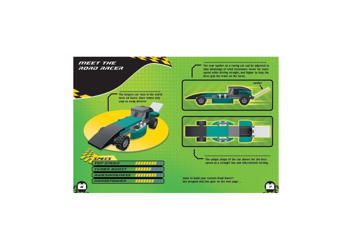 Lego R Books Build and Stick - Custom Cars by Ameet Sp. Z O.o
