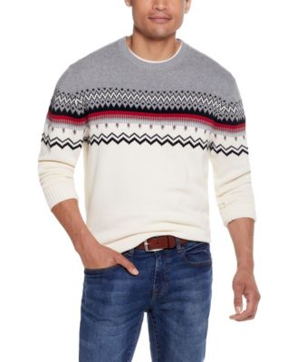 Weatherproof Vintage Men's Nordic Crew Neck Sweater - Macy's