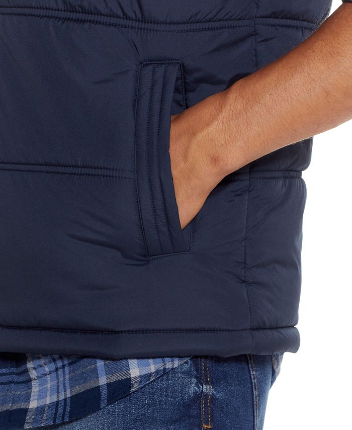 Weatherproof Vintage Men's Flannel Lined Puffer Vest Macy's