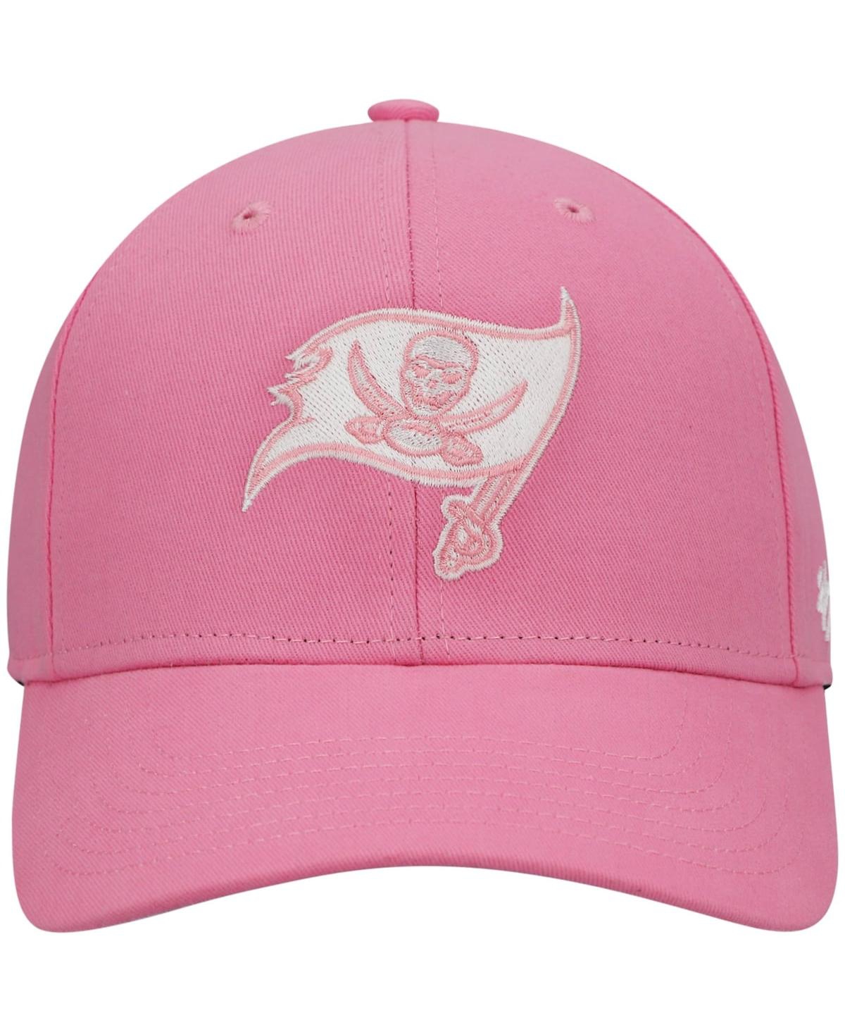 Big Girls '47 BrandTampa Bay Buccaneers Rose Mvp Adjustable Hat - Pink