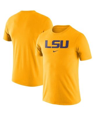 Men's Nike Gold LSU Tigers Essential Wordmark T-shirt - Macy's