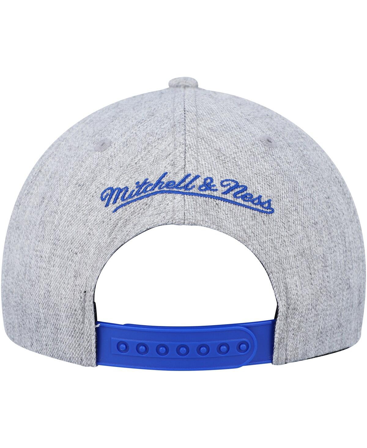 Mitchell & Ness Men's  Heather Gray Washington Bullets Hardwood Classics 2.0 Snapback Hat In Heather Gray
