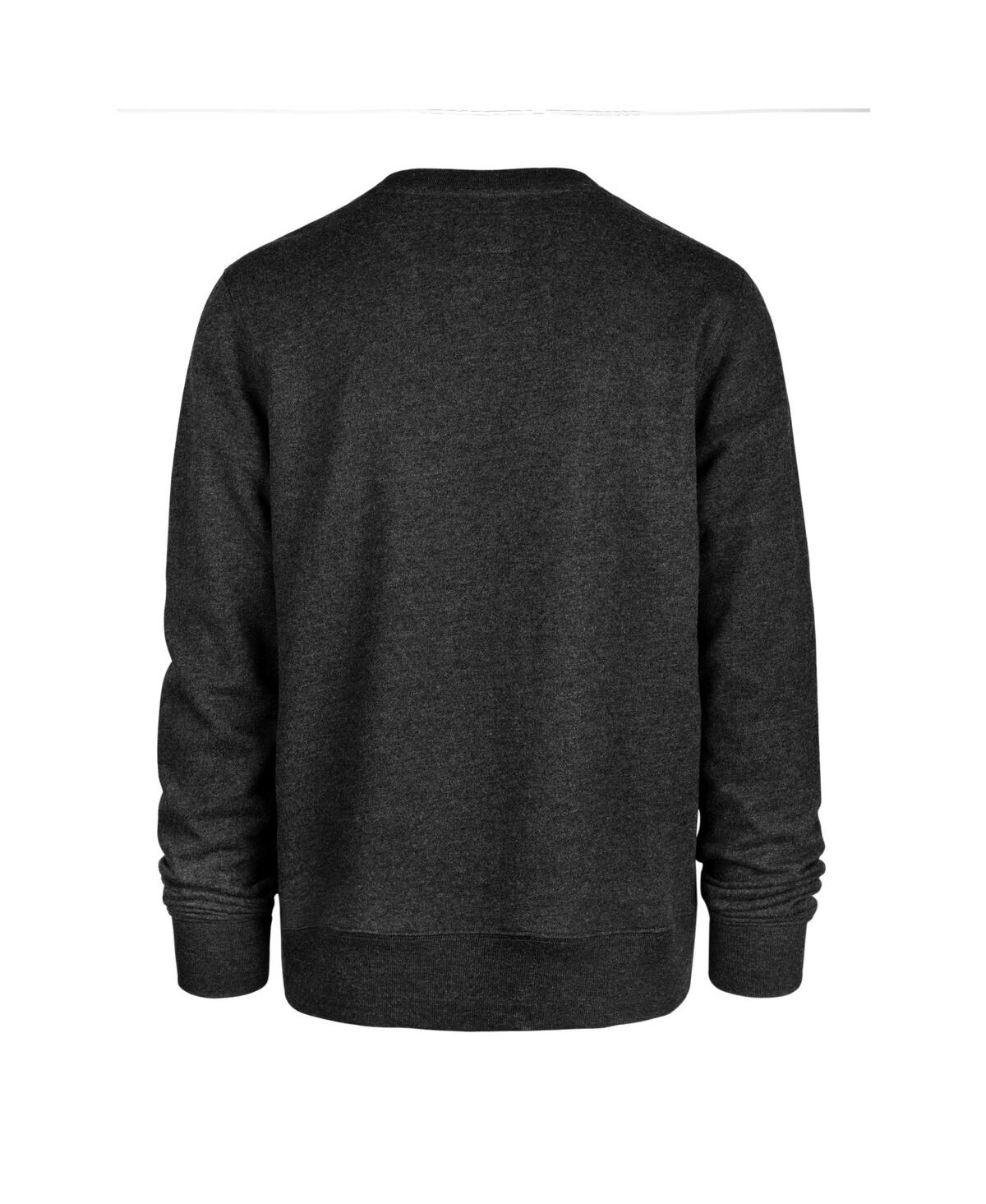 Shop 47 Brand Men's ' Heather Black Toronto Raptors Tribeca Emerson Pullover Sweatshirt