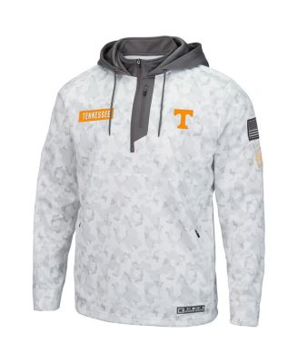 Men's Arctic Camo Tennessee Volunteers OHT Military-Inspired Appreciation Quarter-Zip Hoodie