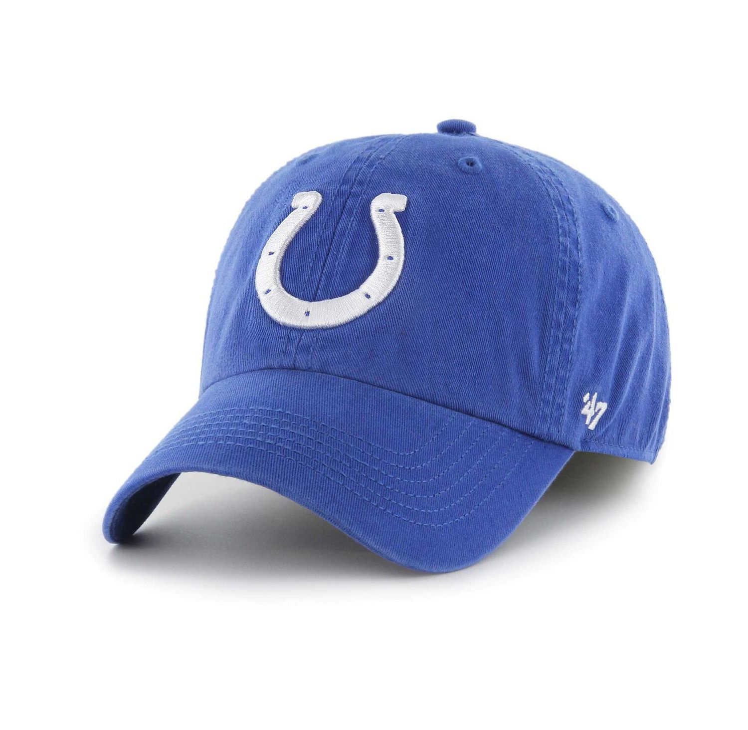 Men's Royal Indianapolis Colts Franchise Logo Fitted Hat