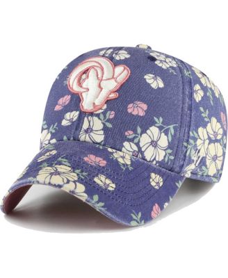 Women's Navy Los Angeles Rams Primrose Clean Up Adjustable Hat
