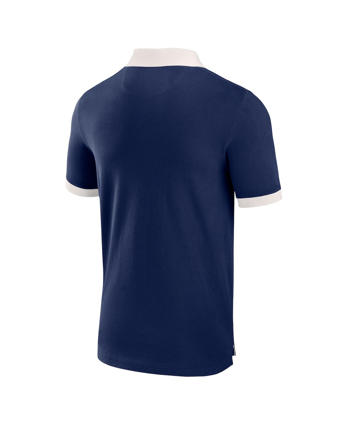 Shop Fanatics Men's  Navy La Galaxy Second Period Polo Shirt