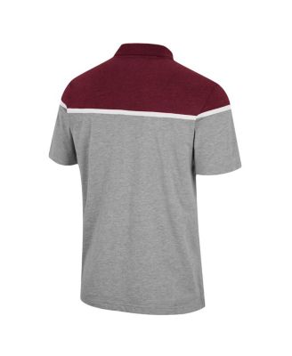 Men's Heather Gray Montana Grizzlies Chamberlain Polo Shirt