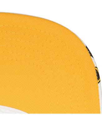 Men's White Pittsburgh Penguins In Your Face Deadstock Snapback Hat