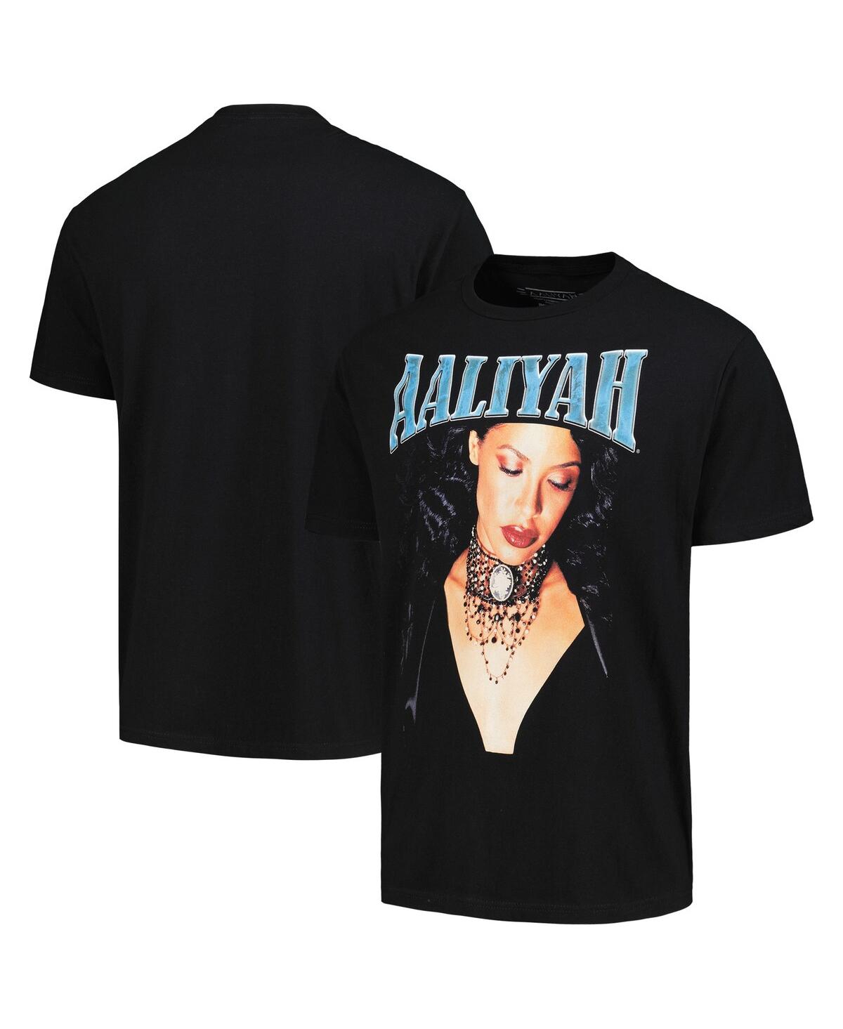 Ripple Junction Men's Black Aaliyah Graphic T-shirt