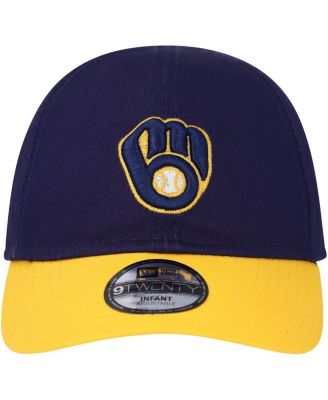 Infant Boys and Girls Navy Milwaukee Brewers Team Color My First 9TWENTY Flex Hat