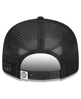 Men's Black Boston Celtics Evergreen 9FIFTY Trucker Snapback Hat