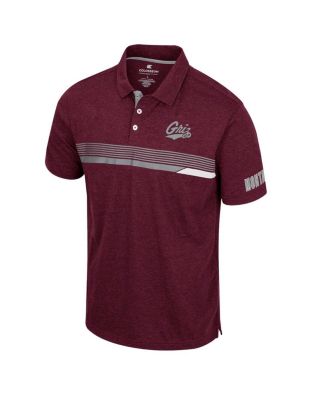 Men's  Maroon Montana Grizzlies No Problemo Polo Shirt