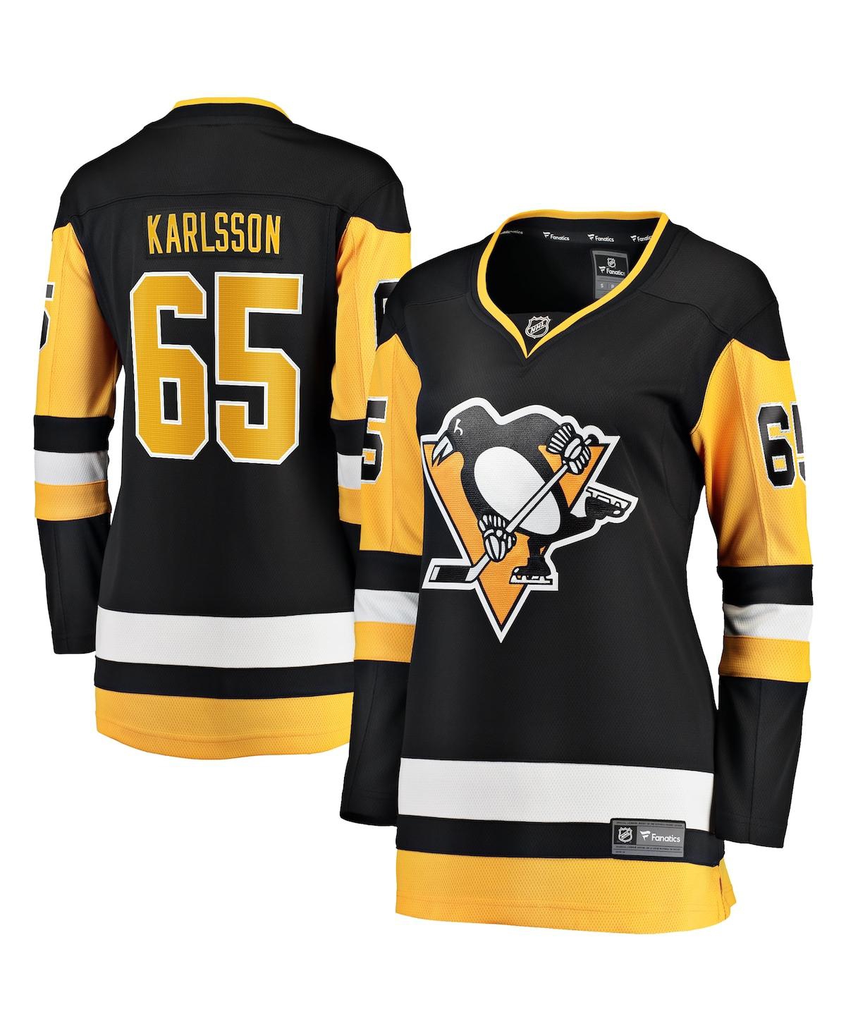 Women's Fanatics Erik KarlssonPittsburgh Penguins Home Breakaway Jersey - Black