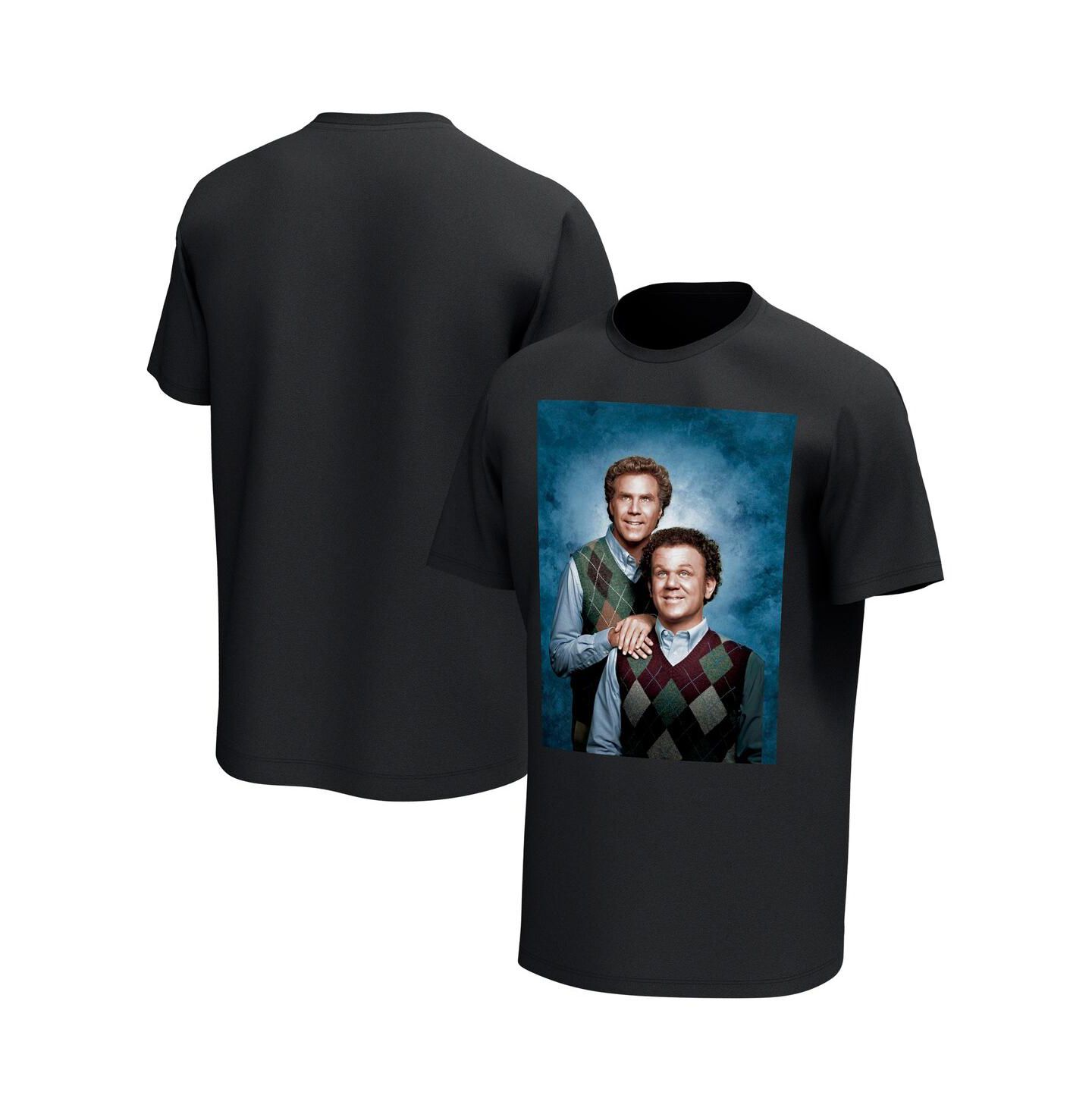 Мужская футболка Philcos Black Step Brothers Portrait Graphic — фото 1