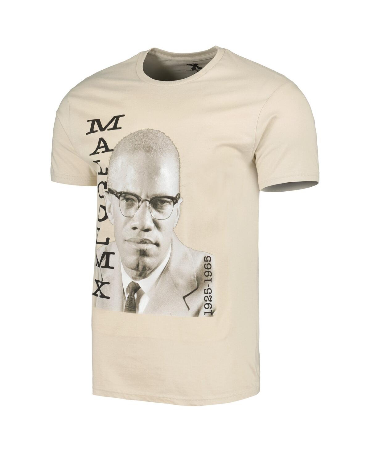 Shop Philcos Men's And Women's Natural Malcolm X Graphic T-shirt