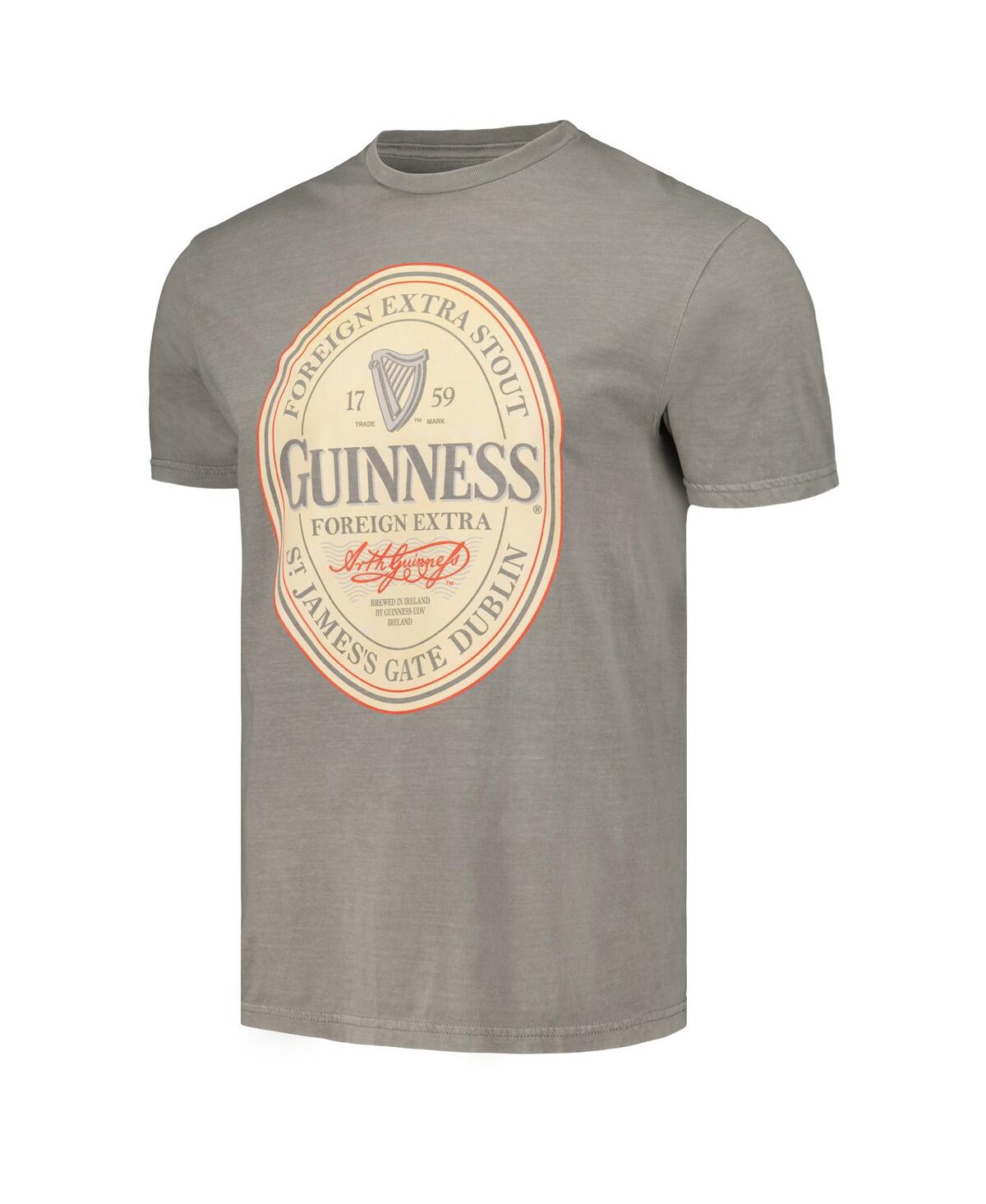 Philcos Men's Charcoal Guinness Washed Graphic T-shirt In Charcoal