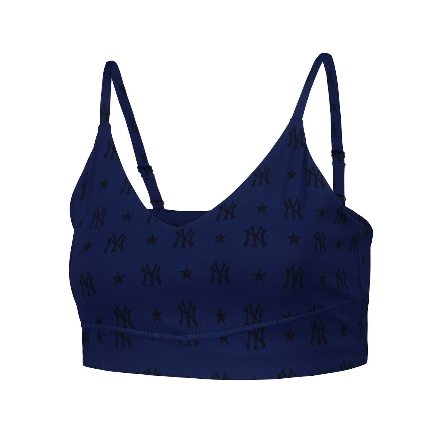 Women's Navy New York Yankees Active Bra