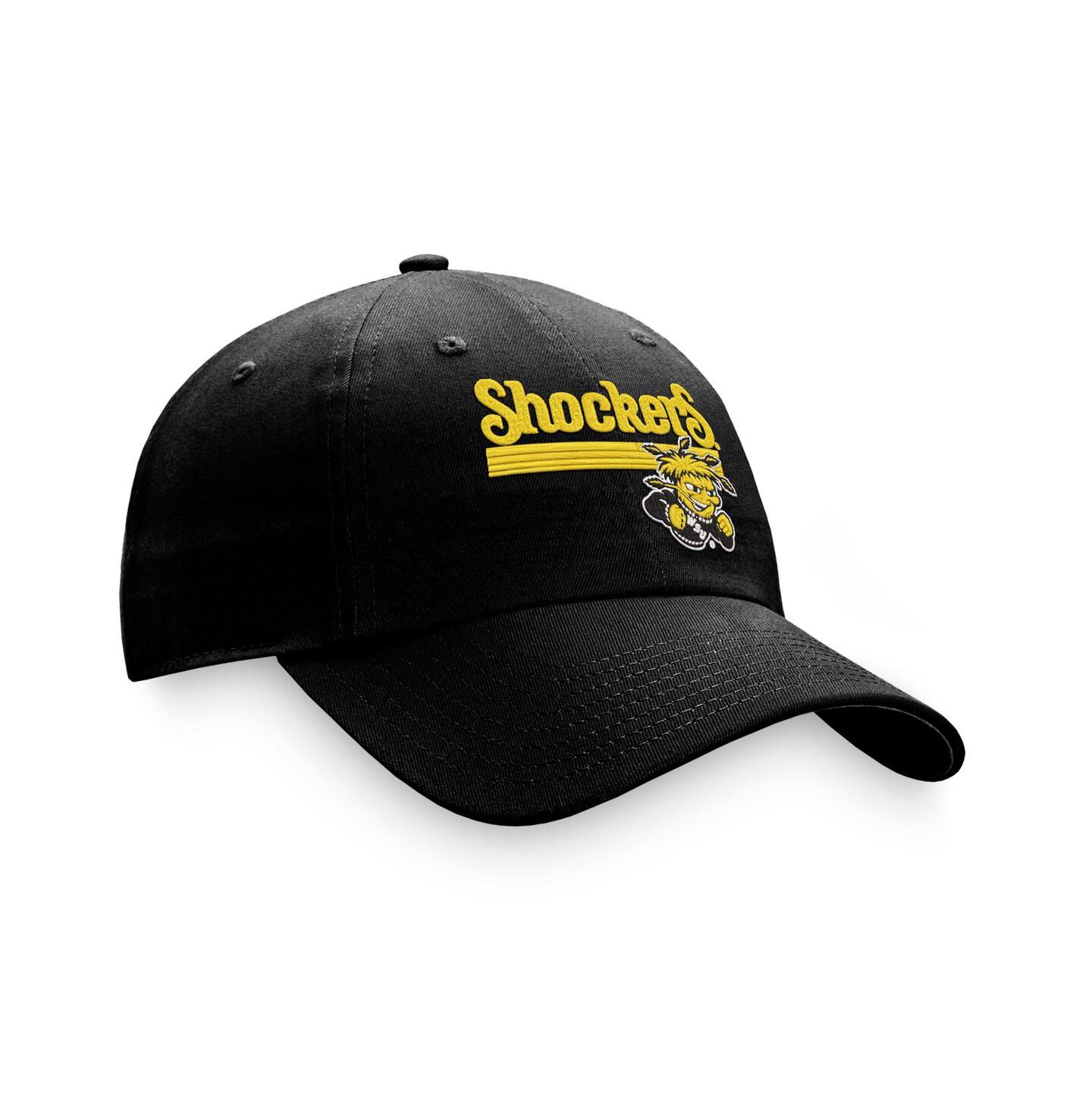 Мужская кепка Top of the World Black Wichita State Shockers Slice Adjustable Hat — фото 4