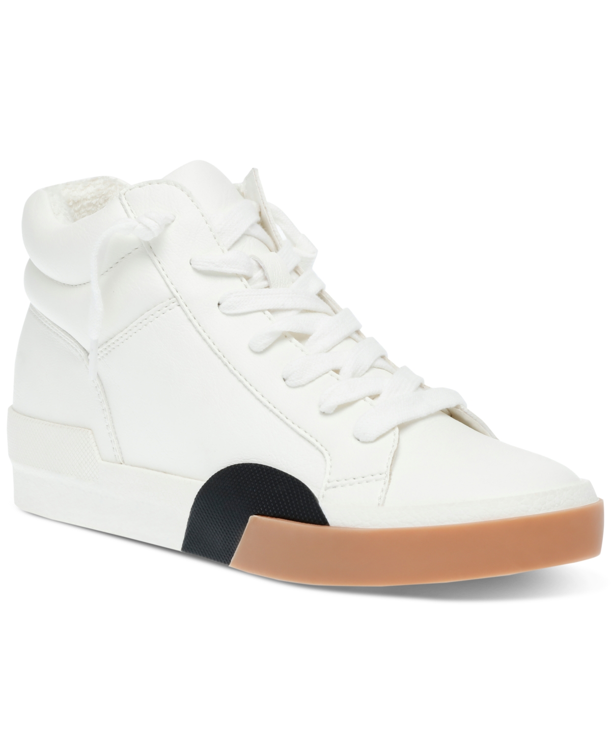 Dv Dolce Vita Women's Holand Lace-up High Top Sneakers In White