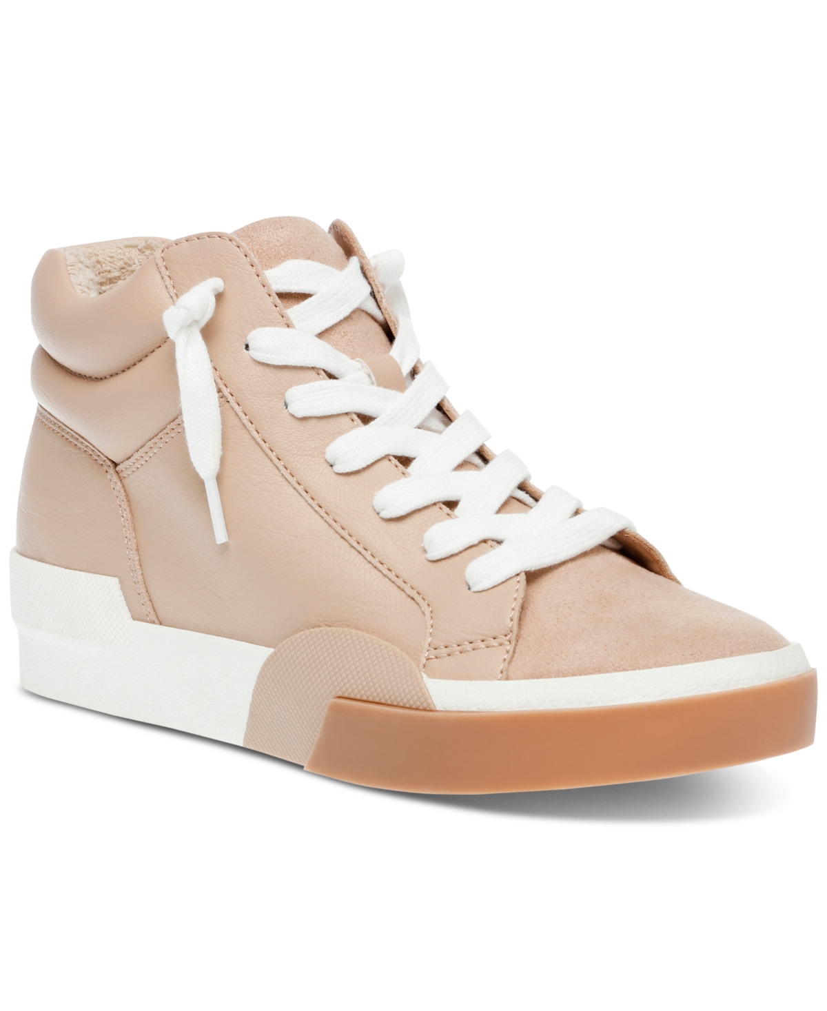 Dv Dolce Vita Women's Holand Lace-up High Top Sneakers In Sand