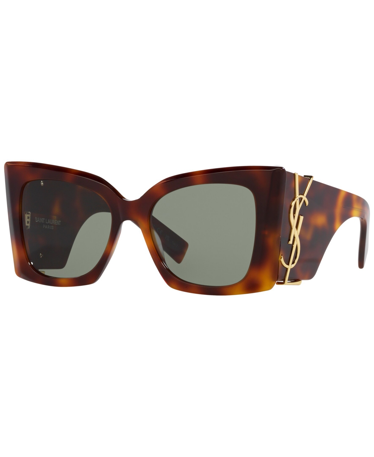 Shop Saint Laurent Women's Blaze Sunglasses, Sl M119 In Tortoise