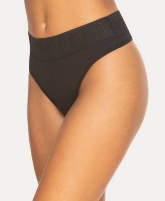 Women's Serene Modal and Lace Thong Underwear