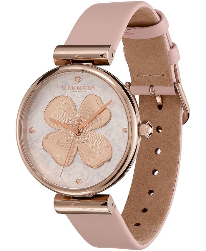Olivia Burton Brown Artificial Leather Dress Watch main image 1