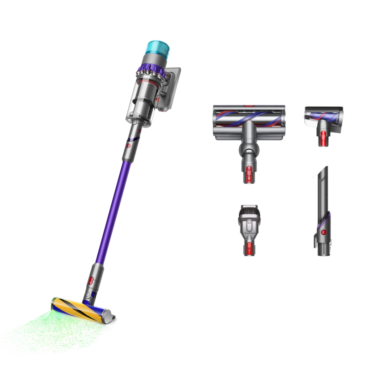 Gen5detect Cordless Vacuum - Iron/purple