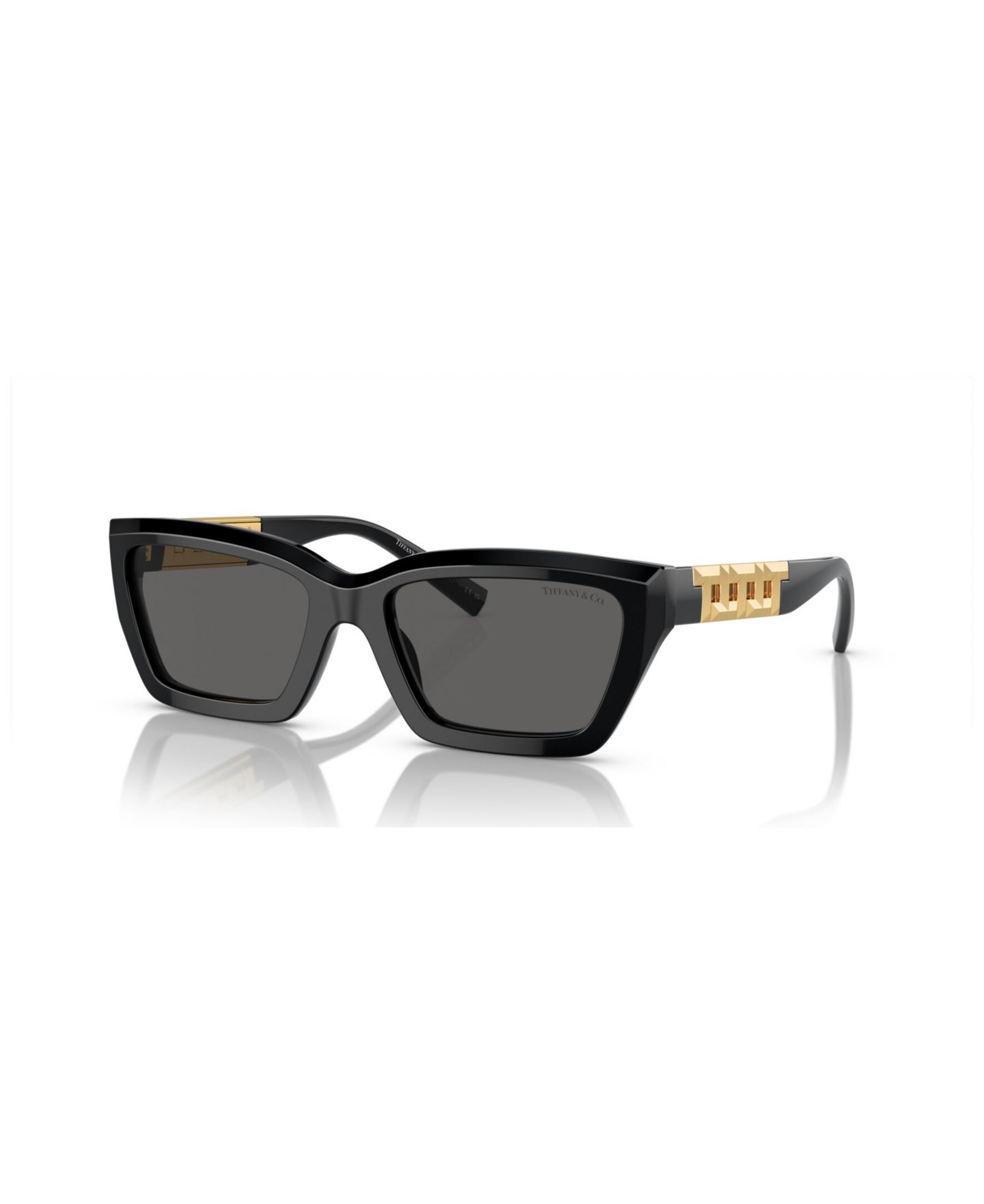 Женские солнцезащитные очки Tiffany & Co. Sunglasses TF4213, цвет: Чёрный — фото 1