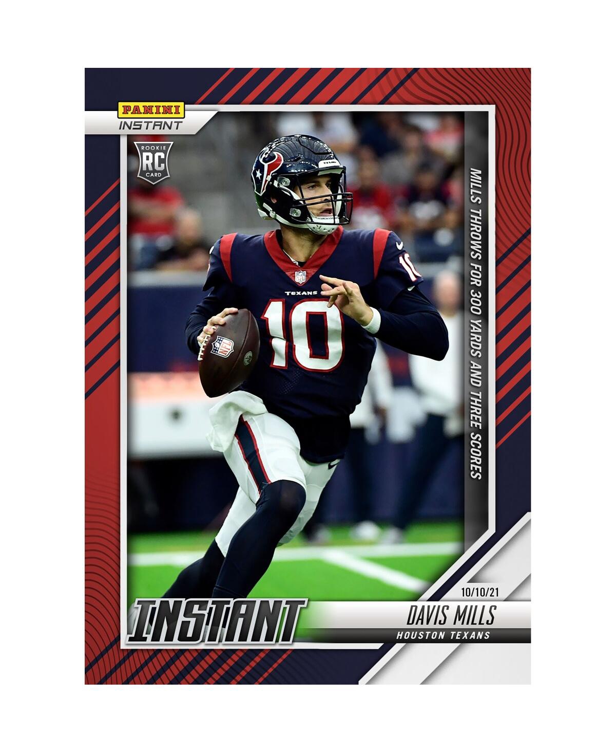 Shop Panini America Davis Mills Houston Texans Parallel  Instant Nfl Week 5 300 Yards And Three Touchdowns In Multi